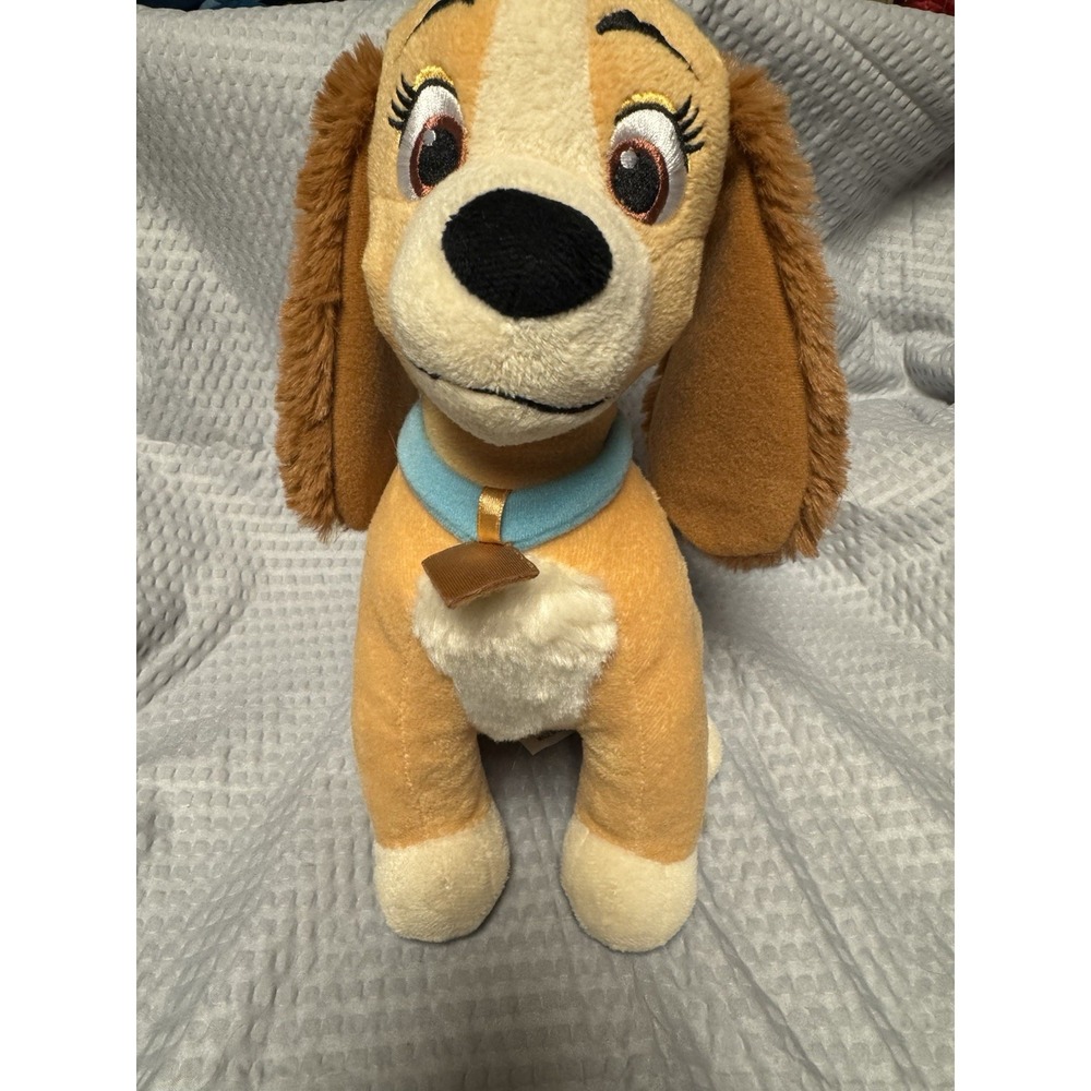 Disney Lady‎ And The Tramp Plush 11" Stuffed Animal Toy Puppy Dog